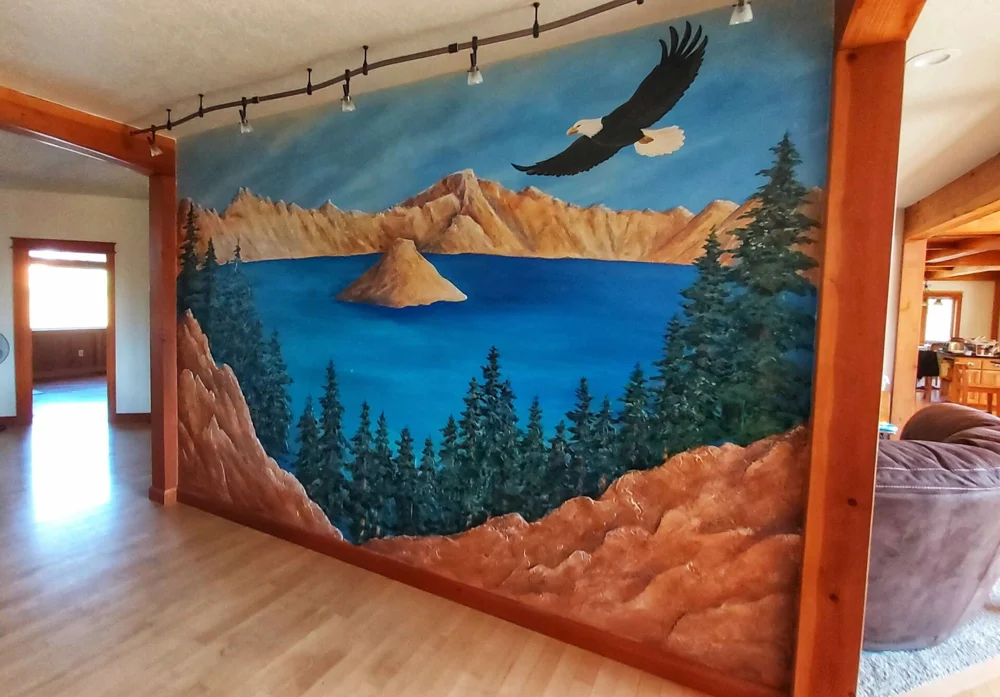 Murals: artwork by Kristi Moomey