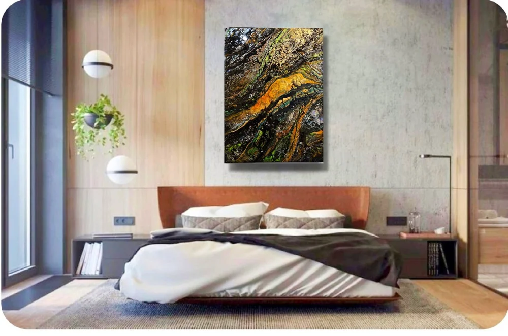 Abstract expressions: artwork by Kristi Moomey