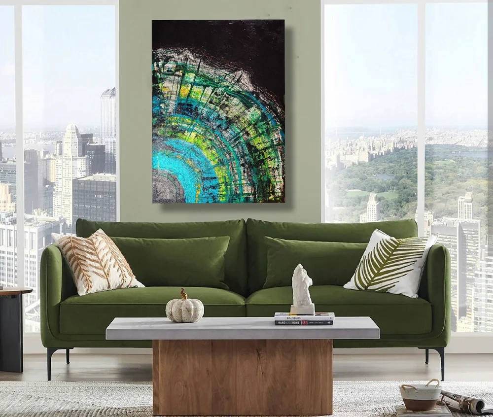 Abstract expressions: artwork by Kristi Moomey