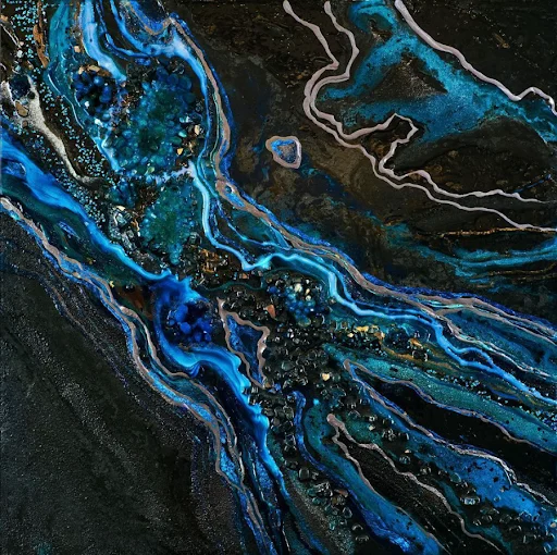 Abstract expressions: artwork by Kristi Moomey