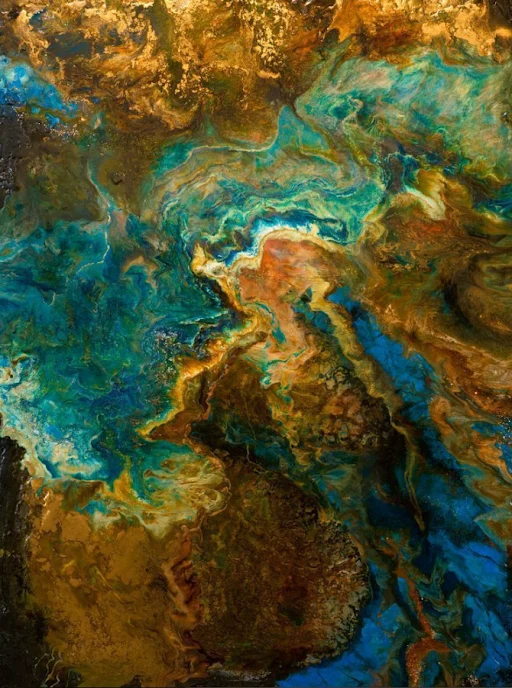 Abstract expressions: artwork by Kristi Moomey