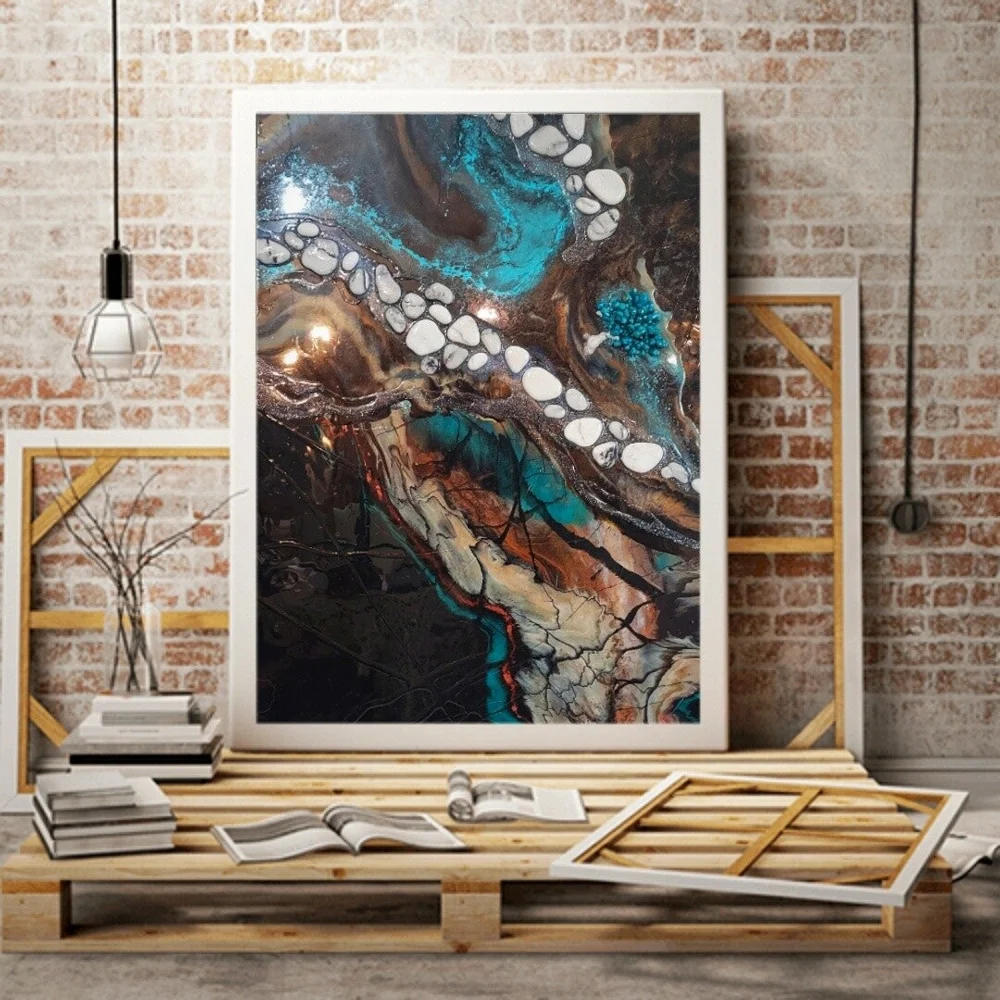 Abstract expressions: artwork by Kristi Moomey