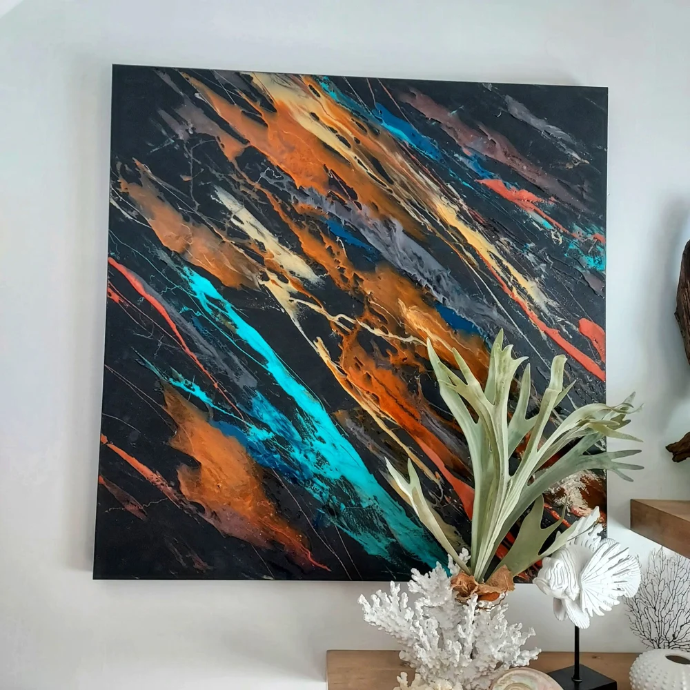 Abstract expressions: artwork by Kristi Moomey