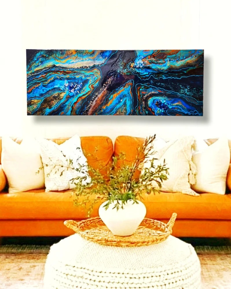 Sapphire Gem Triptych