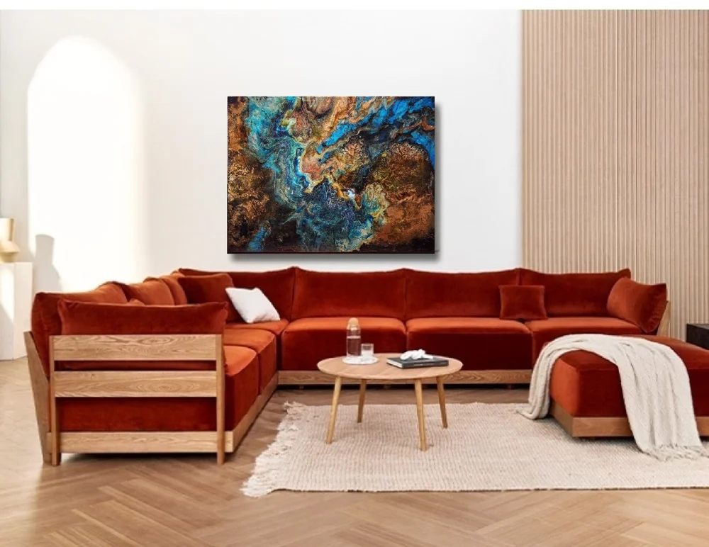 Abstract expressions: artwork by Kristi Moomey