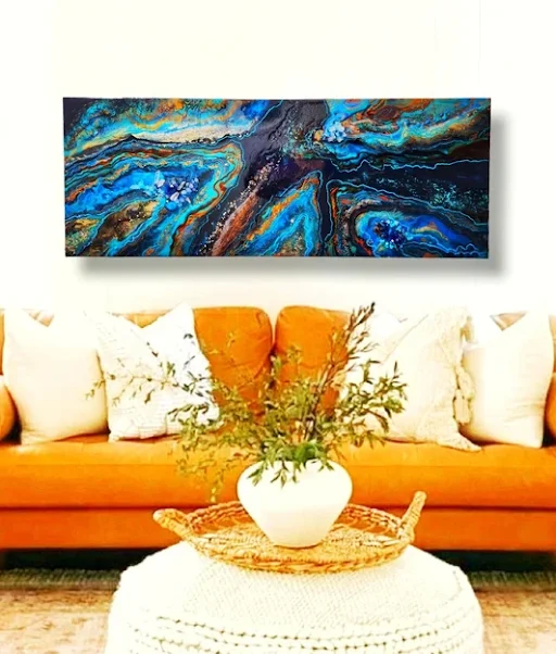 Ocean & shore: artwork by Kristi Moomey