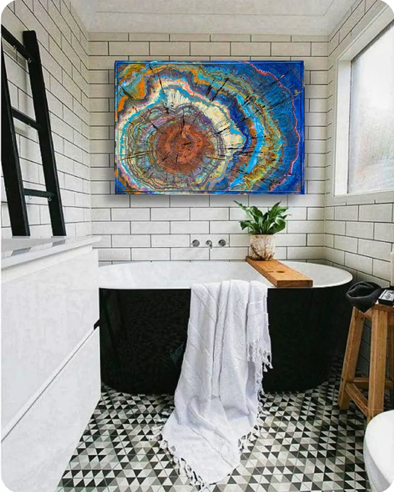 Abstract expressions: artwork by Kristi Moomey
