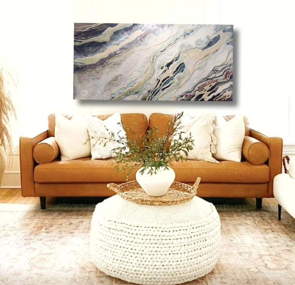 Ocean & shore: artwork by Kristi Moomey