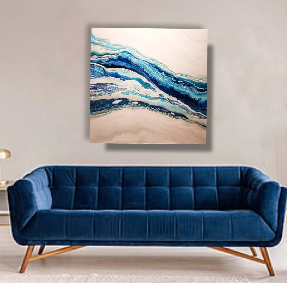 Ocean & shore: artwork by Kristi Moomey