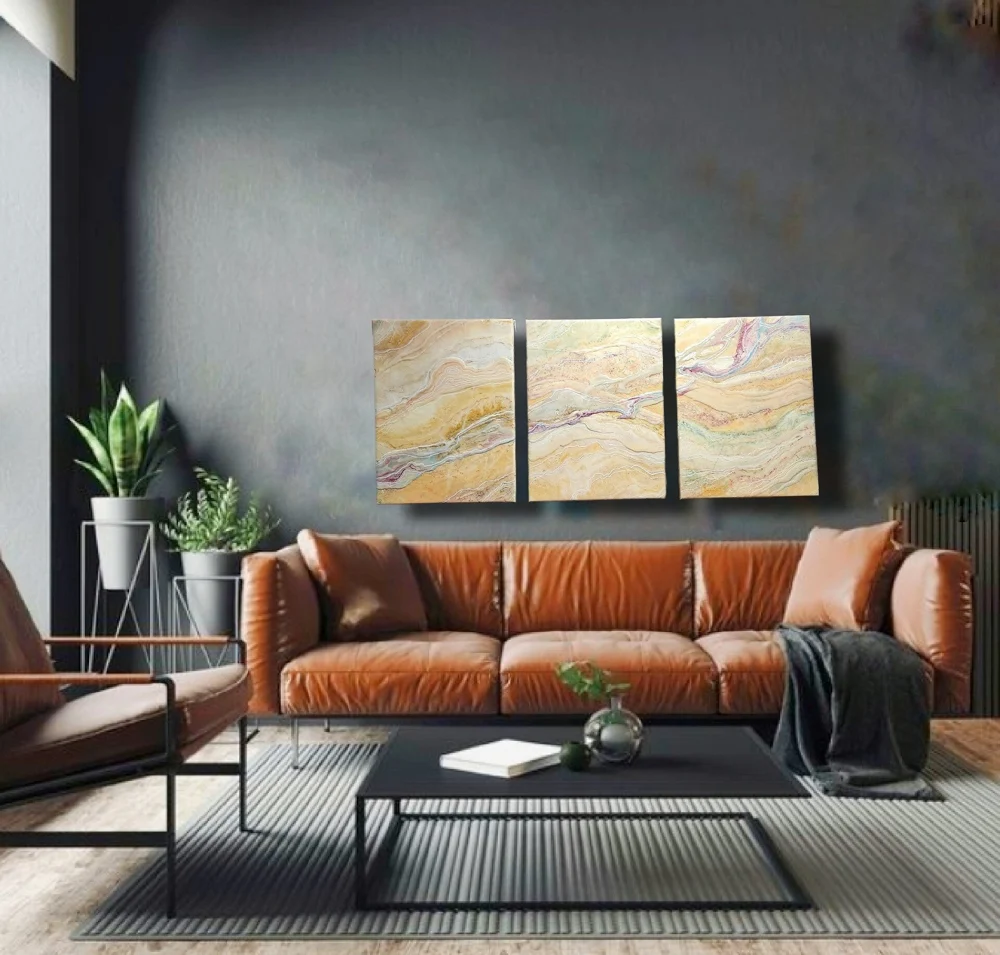 Ocean & shore: artwork by Kristi Moomey